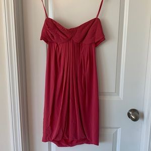 BCBGMaxAzria rose strapless dress